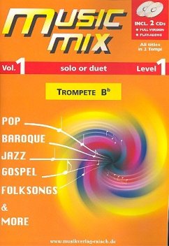 Cover Music Mix vol.1 (+2 CD's) für Trompete in B