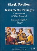Instrumental Passages in melodic Progression from Virgiliano's Il Dolcimelo : for violin /recorder in G Instrumental Passages in melodic Progression from Virgiliano's Il Dolcimelo : for violin /recorder in G