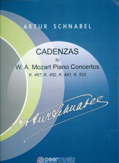 Cover Cadenzas to W.A. Mozart's Piano Concertos for piano