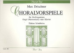 Cover Choralvorspiele für Dorforganisten für Orgel (Harmonium, Klavier)