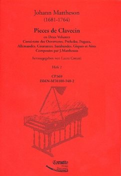 Pičces de clavecin Band 2 (Suiten 7-12) für Cembalo