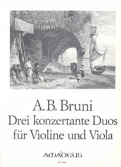 3 konzertante Duos op.25,4-6 für Violine und Viola 2 Stimmen