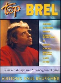Cover Top Brel: paroles et musique avec accompagnement piano