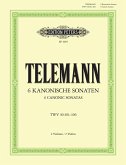 6 kanonische Sonaten für Violine