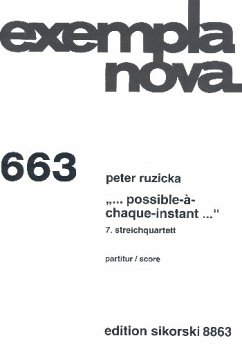 Possible-ŕ-chaque-instant für Streichquartett Partitur Possible-ŕ-chaque-instant für Streichquartett Partitur