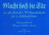 Macht hoch die Tür für 2 Altblockflöten Partitur
