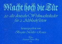 Cover Macht hoch die Tür für 2 Altblockflöten Partitur