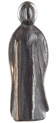 Cover Junge mit Stab aus Bronze