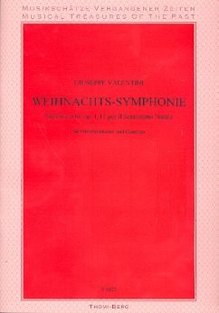 Cover Weihnachtssinfonie op.1,12 für Streichorchester und Bc Partitur (= Cembalo)