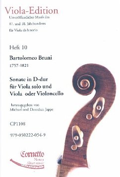 Sonate D-Dur für Viola solo und Viola oder Violoncello Sonate D-Dur für Viola solo und Viola oder Violoncello