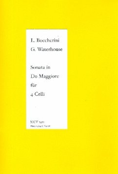 Sonate D-Dur für 4 Violoncelli Partitur und Stimmen Waterhouse, G., Arr.