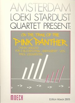 Cover On the Trail of the Pink Panther für SATB Blockflöten