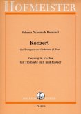 Konzert E-Dur für Trompete und Orchester . Fassung Es-Dur für Trompete und Klavier