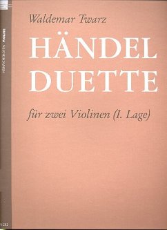 Cover Händel-Duette für 2 Violinen (1. Lage) Spielpartitur