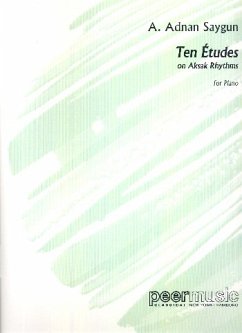 Cover 10 Etudes on Aksak Rhythms op.38 for piano