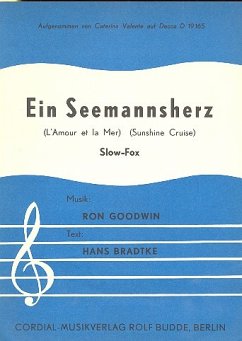 Cover Ein Seemannsherz: Einzelausgabe Gesang und Klavier