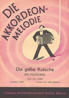 Cover Die gelbe Kutsche für Akkordeon