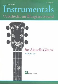 Cover Volkslieder im Bluegrass-Sound (+CD) für Gitarre/Tabulatur
