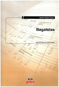 Cover Bagatelas for flute, oboe, clarinet, horn and bassoon score and parts