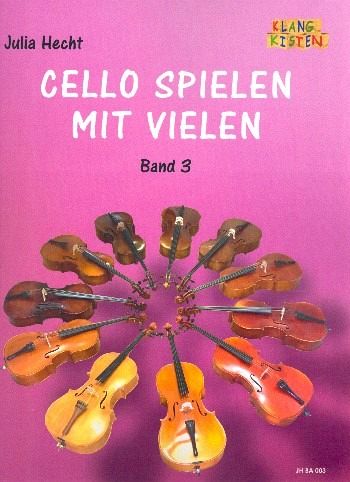 Cello spielen mit vielen Band 3 für 4 Violoncelli Partitur und Stimmen