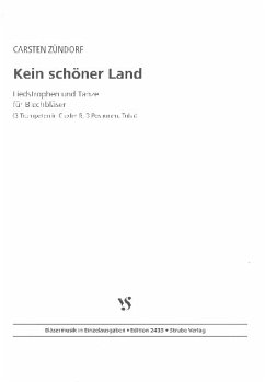 Cover Kein schöner Land für 3 Trompeten, 3 Posaunen und Tuba Spielpartitur