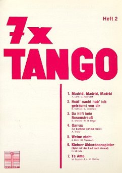 Cover 7 x Tango Band 2 für Gesang und Klavier