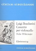 Konzert B-Dur für Violoncello und Orchester für Violoncello und Klavier Konzert B-Dur für Violoncello und Orchester für Violoncello und Klavier