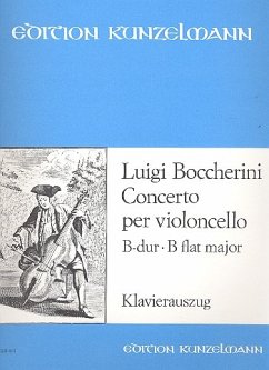 Konzert B-Dur für Violoncello und Orchester für Violoncello und Klavier