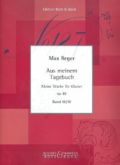 Cover Aus meinem Tagebuch op.82 Band 3/4 kleine Stücke für Klavier