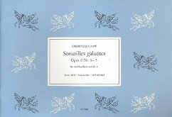 Cover Sonatilles galantes op.6,1-3 für Altblockflöte und Klavier