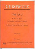 Trio D-Dur Nr.2 für Flöte, Violine und Violoncello 3 Stimmen