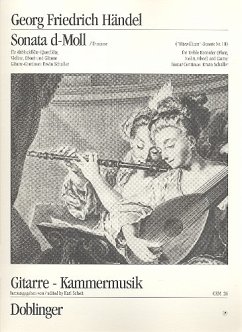 Cover Sonate d-Moll für Altblockflöte und Gitarre