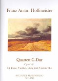 Quartett G-Dur op.16,1 für Flöte, Violine, Viola und Violoncello Partitur und Stimmen Quartett G-Dur op.16,1 für Flöte, Violine, Viola und Violoncello Partitur und Stimmen