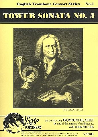 Tower Sonata no.3 for 4 trombones score and parts