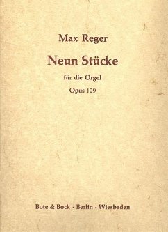 Cover 9 Stücke op.129 für Orgel