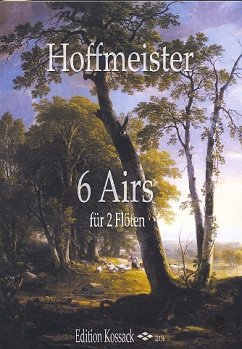 Cover 6 Airs für 2 Flöten Partitur und Stimmen