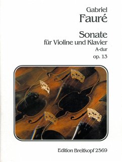 Cover Sonate A-Dur op.13 für Violine und Klavier
