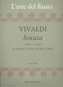 Cover Sonata d-moll für Flöte und Bc