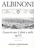 Konzert C-Dur op.7,2 für 2 Oboen und Streichorchester für 2 Oboen und Klavier Konzert C-Dur op.7,2 für 2 Oboen und Streichorchester für 2 Oboen und Klavier