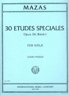 Etudes op.36 vol.1 for viola Etudes speciales