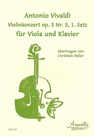 1. Satz aus dem Konzert op.3,3 für Viola und Klavier (in C-Dur)