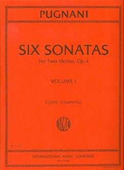 6 Sonatas op.4 vol.1 (nos.1-3): for 2 violins score and parts 6 Sonatas op.4 vol.1 (nos.1-3): for 2 violins score and parts
