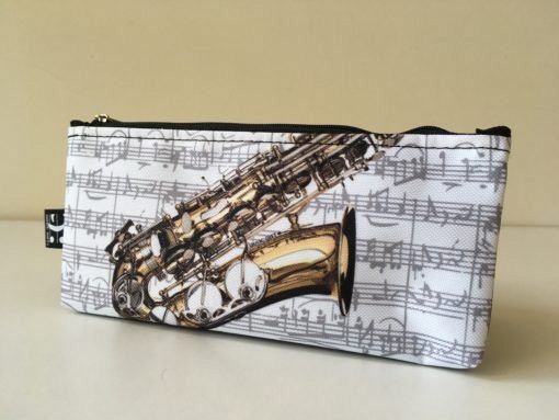 Stift-Etui Saxophon 20x10 cm