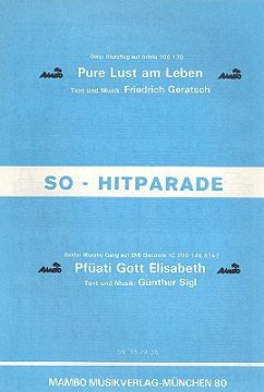 Cover Pure Lust am Leben und Pfüati Gott Elisabeth: für Salonorchester