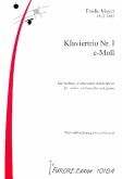 Trio e-Moll Nr.1 für Violine, Violoncello und Klavier Stimmen Trio e-Moll Nr.1 für Violine, Violoncello und Klavier Stimmen
