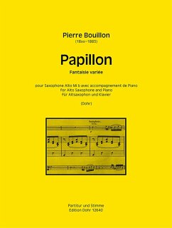Cover Papillon für Altsaxophon und Klavier