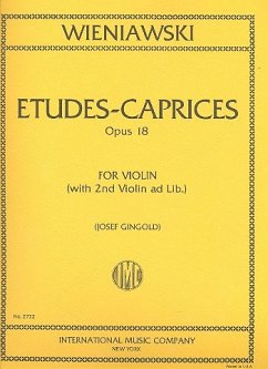 Etudes-Caprices op.18 for violin (2nd violin ad lib.) score Etudes-Caprices op.18 for violin (2nd violin ad lib.) score