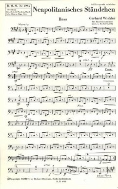 Cover Neapolitanisches Ständchen für Zupforchester Baß