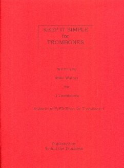 Keep it simple for 3 trombones score and 5 parts