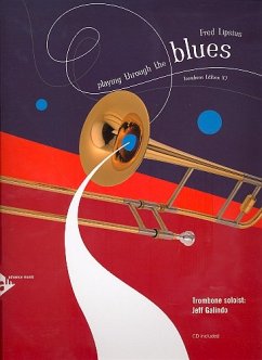 Cover Playing through the Blues (+CD) for trombone